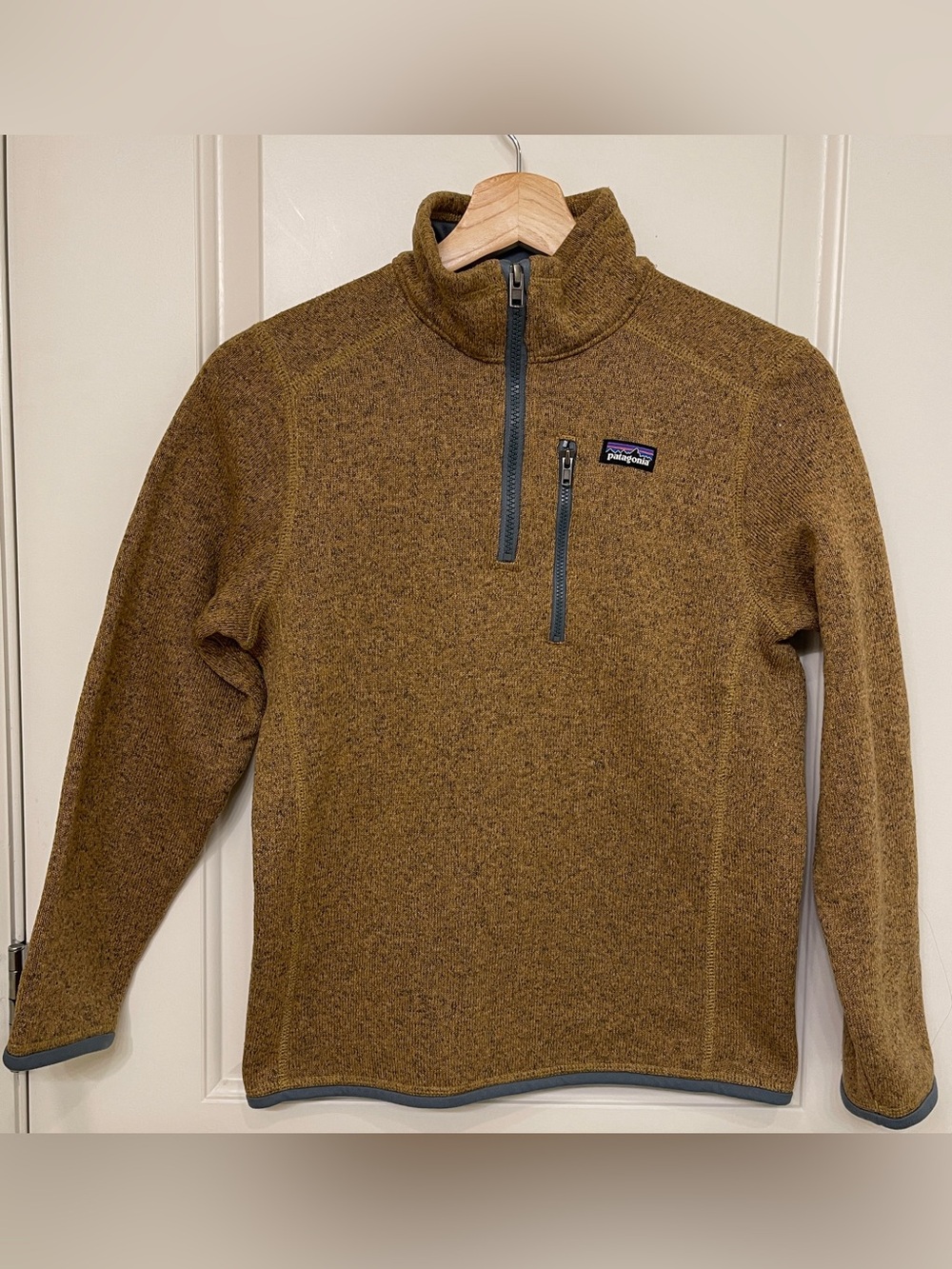 Patagonia Kids Better Sweater 1/4 Zip Fleece Pullover - Size L 12Y